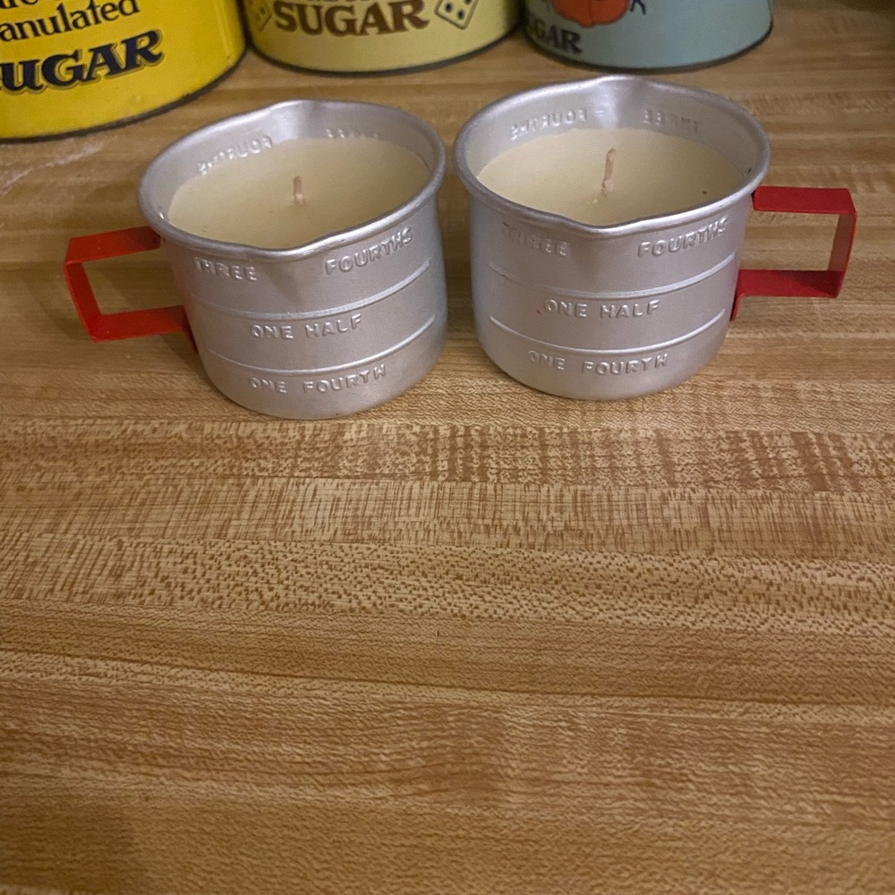 Vintage home interior candles